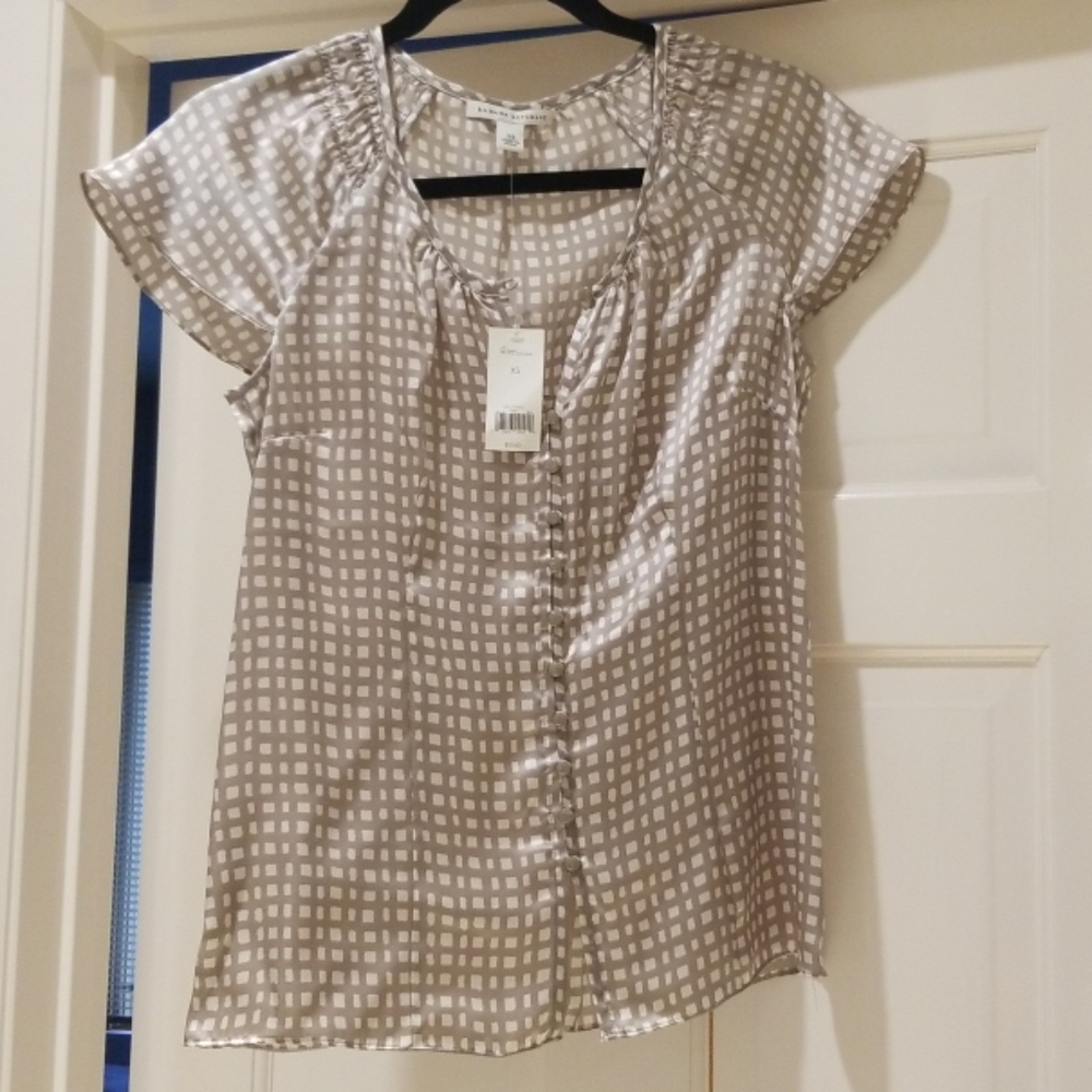 X-small Banana Republic button down blouse shirt